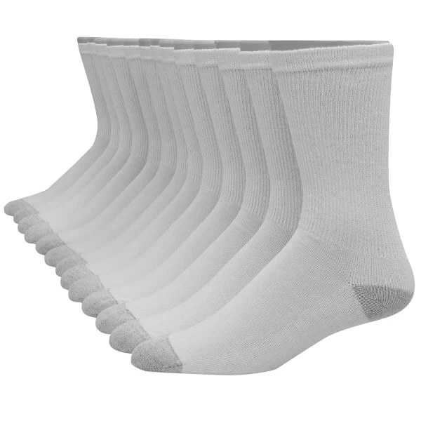 HANES Men's Ultimate Big & Tall Crew Socks, 10-Pack 1 HANES Men's Ultimate Big & Tall Crew Socks, 10-Pack