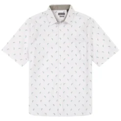 VAN HEUSEN Men's Parrot Essential Stain Shield Short-Sleeve Shirt 11 VAN HEUSEN Men's Parrot Essential Stain Shield Short-Sleeve Shirt -Chic Clothing Store 2084696 406 alt5