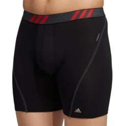 ADIDAS Men's Sport Performance Boxer Briefs, 3 Pack -Chic Clothing Store 2084984 001 alt5