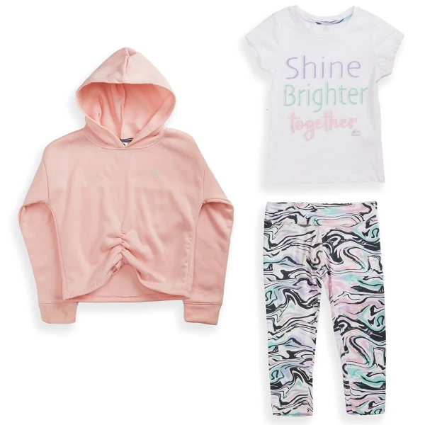 RBX Girls' Hoodie/Tee/Legging 3-Piece Set 1 RBX Girls' Hoodie/Tee/Legging 3-Piece Set