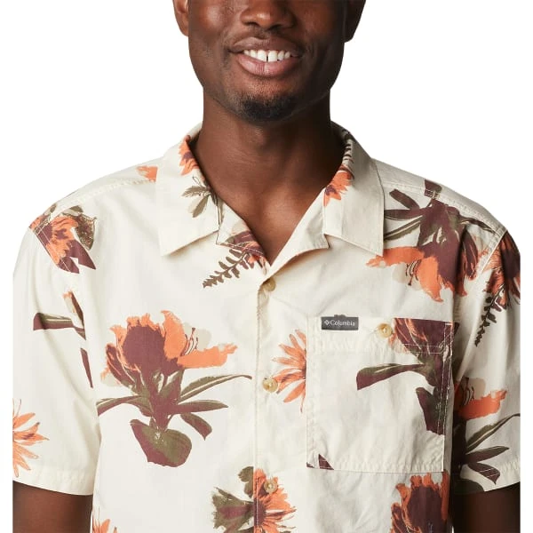 COLUMBIA Men's Pine Canyon Short Sleeve Shirt 4 COLUMBIA Men's Pine Canyon Short Sleeve Shirt - Image 4