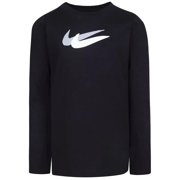 NIKE Girls' Swoosh Long-Sleeve Tee 1 NIKE Girls' Swoosh Long-Sleeve Tee