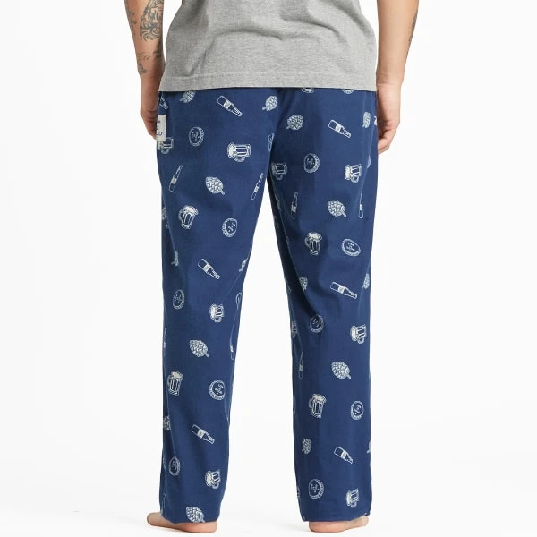 LIFE IS GOOD Men's IPA Beer Classic Sleep Pants 2 LIFE IS GOOD Men's IPA Beer Classic Sleep Pants - Image 2
