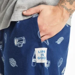 LIFE IS GOOD Men's IPA Beer Classic Sleep Pants 8 LIFE IS GOOD Men's IPA Beer Classic Sleep Pants -Chic Clothing Store 2086092 403 alt3