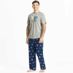 LIFE IS GOOD Men's IPA Beer Classic Sleep Pants 9 LIFE IS GOOD Men's IPA Beer Classic Sleep Pants -Chic Clothing Store 2086092 403 alt4