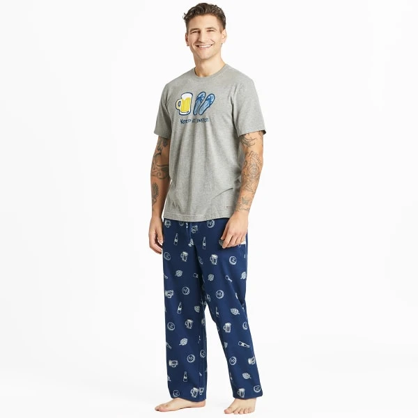 LIFE IS GOOD Men's IPA Beer Classic Sleep Pants 5 LIFE IS GOOD Men's IPA Beer Classic Sleep Pants - Image 5