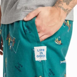LIFE IS GOOD Men's Jake And Rocket Classic Sleep Pants -Chic Clothing Store 2086094 308 alt3