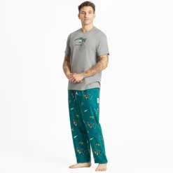 LIFE IS GOOD Men's Jake And Rocket Classic Sleep Pants -Chic Clothing Store 2086094 308 alt4