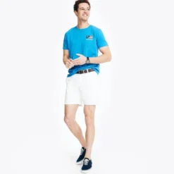 NAUTICA Men's Sustainably Crafted Short-Sleeve Sail Team Tee -Chic Clothing Store 2086135 405 alt3