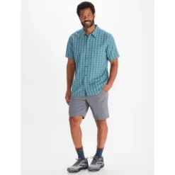 MARMOT Men's Eldridge Novelty Classic Short-Sleeve Shirt -Chic Clothing Store 2086408 460 alt3