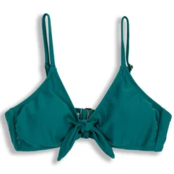 SAND CASTLE Juniors' Tie-Front Swim Top