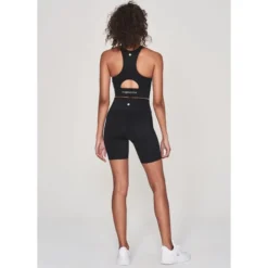 YOGAWORKS Women's Ana Pocket Biker Shorts -Chic Clothing Store 2088370 001 alt2