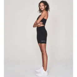 YOGAWORKS Women's Ana Pocket Biker Shorts -Chic Clothing Store 2088370 001 alt3