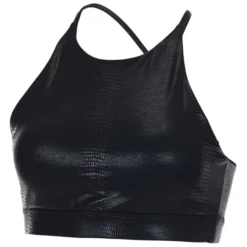 YOGAWORKS Women's Amy Essential Top W/ Cross Back Spaghetti Strap