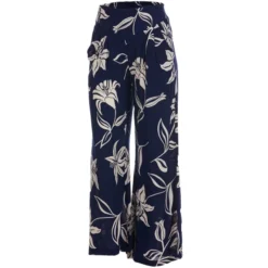 ANGIE Juniors' Floral Print Wide Leg Pants