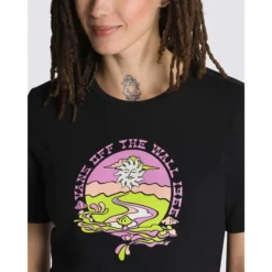 VANS Juniors' Resort Mix Cropped Short-Sleeve Tee -Chic Clothing Store 2089356 001 alt2