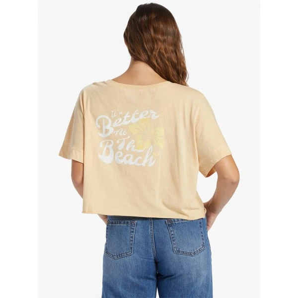 ROXY Juniors' Better Beach Short-Sleeve Tee 2 ROXY Juniors' Better Beach Short-Sleeve Tee - Image 2
