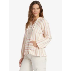 ROXY Juniors' Wild And Free Poncho Style Hoodie -Chic Clothing Store 2089414 802 alt2