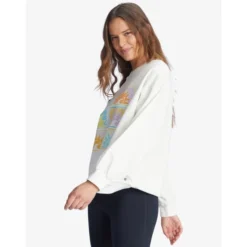 ROXY Juniors' Morning Hike Sweatshirt -Chic Clothing Store 2089430 101 alt2