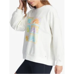 ROXY Juniors' Morning Hike Sweatshirt -Chic Clothing Store 2089430 101 alt4