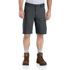 CARHARTT Men's 103542 Rugged Flex Relaxed Fit Canvas Cargo Work Shorts, Extended Sizes -Chic Clothing Store 2089831 004 alt2