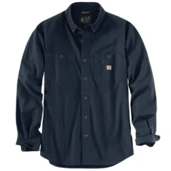 CARHARTT Men's 103554 Rugged Flex Relaxed Fit Midweight Canvas Long-Sleeve Shirt, Extended Sizes