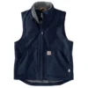 CARHARTT Men's 104981 Flame Resistant Relaxed Fit Duck Sherpa-Lined Mock Neck Vest