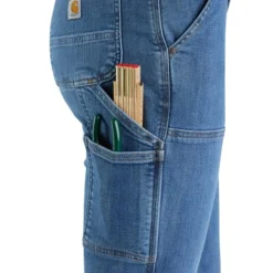 CARHARTT Women's 105110 Rugged Flex Relaxed Fit Double-Front Jean 14 CARHARTT Women's 105110 Rugged Flex Relaxed Fit Double-Front Jean -Chic Clothing Store 2089921 401 alt6