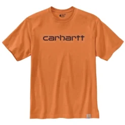 CARHARTT Men's 105709 Loose Fit Heavyweight Short-Sleeve Logo Graphic Tee, Extended Sizes
