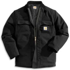 CARHARTT Men's C003 Loose Fit Firm Duck Insulated Traditional Coat, Extended Sizes