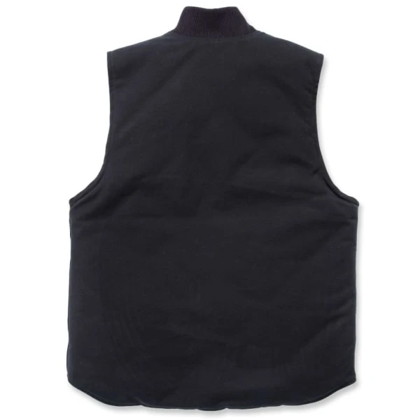 CARHARTT Men's V01 Relaxed Fit Firm Duck Insulated Rib Collar Vest, Extended Sizes 2 CARHARTT Men's V01 Relaxed Fit Firm Duck Insulated Rib Collar Vest, Extended Sizes - Image 2
